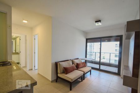 Sala de apartamento para alugar com 2 quartos, 57m² em Brooklin, São Paulo