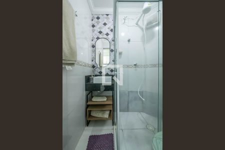 Banheiro de kitnet/studio à venda com 1 quarto, 22m² em Jabaquara, São Paulo