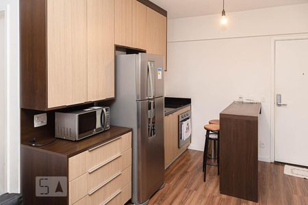 Cozinha de kitnet/studio à venda com 1 quarto, 39m² em República, São Paulo