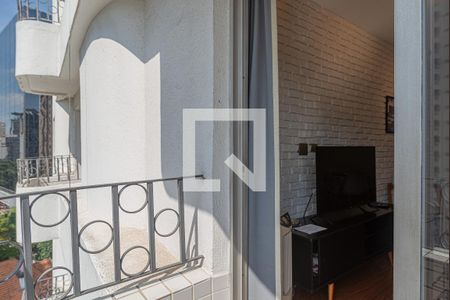 Varanda da Sala de apartamento para alugar com 1 quarto, 40m² em Bela Vista, São Paulo