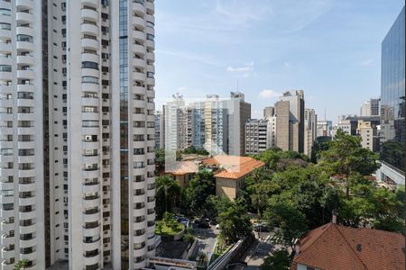 Vista da Varanda da Sala de apartamento para alugar com 1 quarto, 40m² em Bela Vista, São Paulo