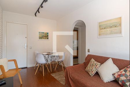 Sala de apartamento para alugar com 1 quarto, 40m² em Bela Vista, São Paulo