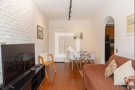 Sala de apartamento para alugar com 1 quarto, 40m² em Bela Vista, São Paulo