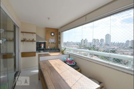 Varanda da Sala de apartamento para alugar com 3 quartos, 103m² em Vila Firmiano Pinto, São Paulo