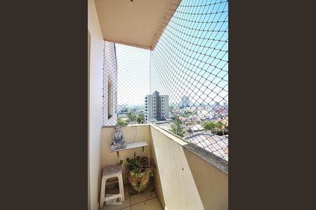 Varanda da Sala de apartamento para alugar com 2 quartos, 65m² em Vila Euclides, São Bernardo do Campo