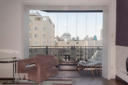 Varanda da Sala de apartamento à venda com 4 quartos, 364m² em Indianópolis, São Paulo