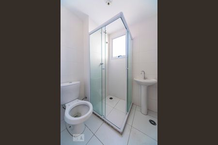 Banheiro de apartamento para alugar com 2 quartos, 49m² em Parque São Vicente, Santo André