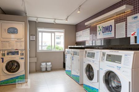 Apartamento para alugar com 37m², 1 quarto e 1 vaga Apartamento para alugar com 37m², 1 quarto e 1 vagaÁrea comum - Lavanderia