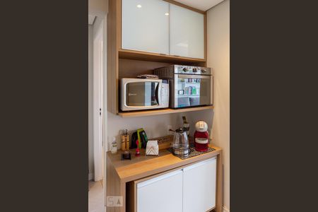 Sala de Jantar /Cozinha de apartamento para alugar com 1 quarto, 37m² em Barra Funda, São Paulo