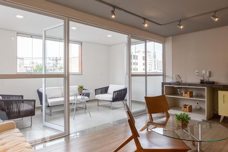 Apartamento para alugar com 37m², 1 quarto e 1 vaga Apartamento para alugar com 37m², 1 quarto e 1 vagaÁrea comum - Coworking