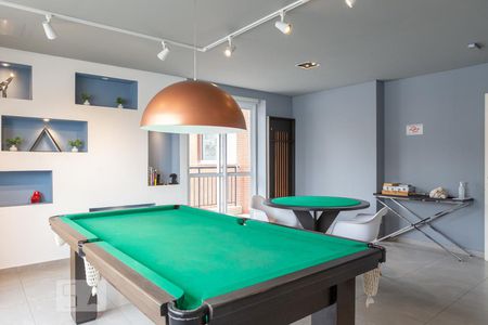 Apartamento para alugar com 37m², 1 quarto e 1 vaga Apartamento para alugar com 37m², 1 quarto e 1 vagaÁrea comum - Salão de jogos