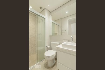 Apartamento à venda com 83m², 2 quartos e 2 vagasBanheiro da Suíte 1 