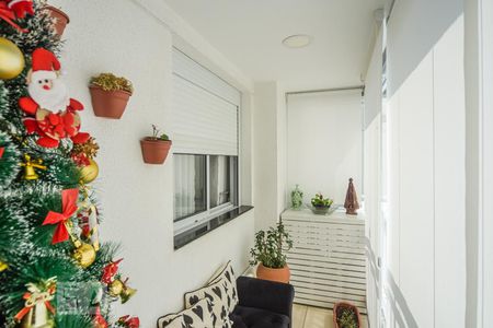 Varanda de apartamento à venda com 2 quartos, 57m² em Brás, São Paulo