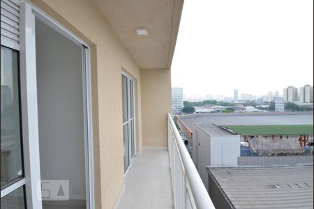 Varanda da Sala de apartamento para alugar com 1 quarto, 32m² em Cambuci, São Paulo
