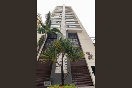 Apartamento para alugar com 32m², 1 quarto e 1 vaga Apartamento para alugar com 32m², 1 quarto e 1 vagaFachada