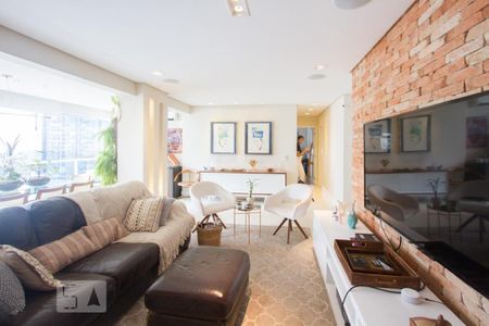 Sala de apartamento para alugar com 2 quartos, 105m² em Cidade Monções, São Paulo