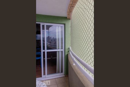 Varanda da Sala de apartamento à venda com 3 quartos, 106m² em Vila Valparaíso, Santo André