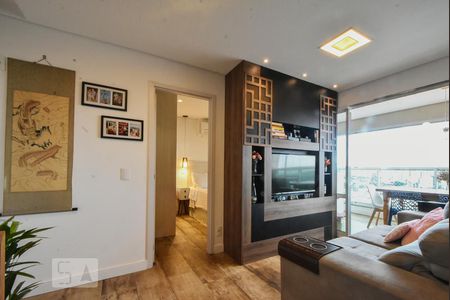 Sala de Estar de apartamento para alugar com 1 quarto, 43m² em Campo Belo, São Paulo