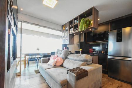 Sala de Estar de apartamento para alugar com 1 quarto, 43m² em Campo Belo, São Paulo