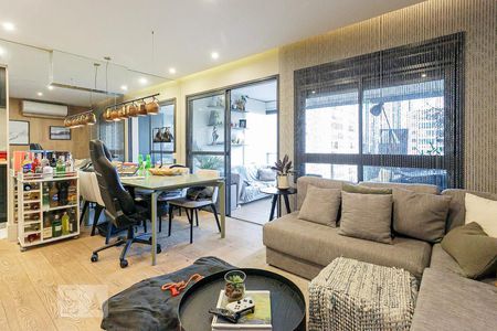 Sala de apartamento à venda com 1 quarto, 73m² em Cerqueira César, São Paulo