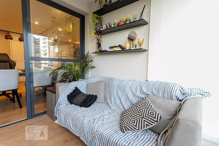 Varanda de apartamento à venda com 1 quarto, 73m² em Cerqueira César, São Paulo
