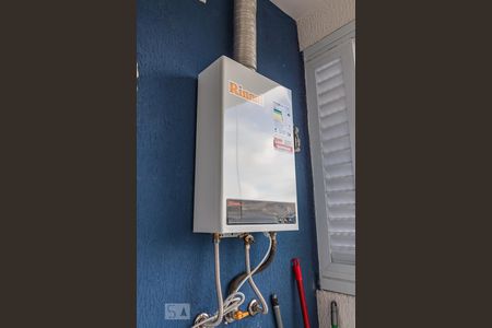 Apartamento à venda com 49m², 1 quarto e 2 vagas Apartamento à venda com 49m², 1 quarto e 2 vagasDetalhe da Varanda/Área de Serviço