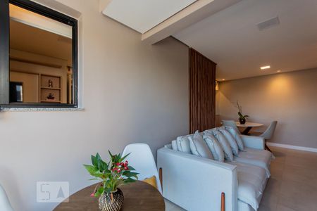 Sala/Área Gourmet de apartamento à venda com 3 quartos, 85m² em Jardim Sílvia, Santo André