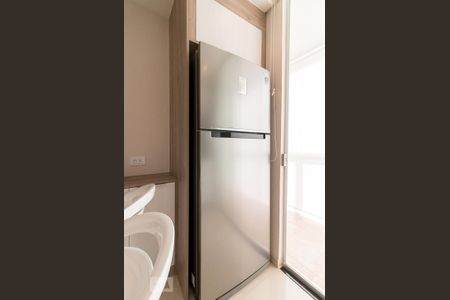 Studio para alugar com 38m², 1 quarto e 1 vagaCozinha - geladeira