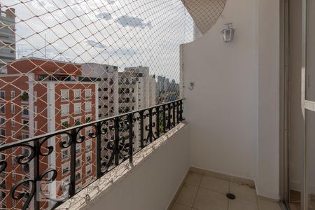 Sacada da Sala de apartamento para alugar com 2 quartos, 85m² em Brooklin Paulista, São Paulo