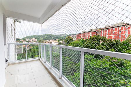 Varanda da Sala de apartamento para alugar com 3 quartos, 84m² em Icaraí , Niterói