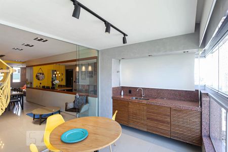 Varanda da sala de apartamento para alugar com 3 quartos, 115m² em Buritis, Belo Horizonte