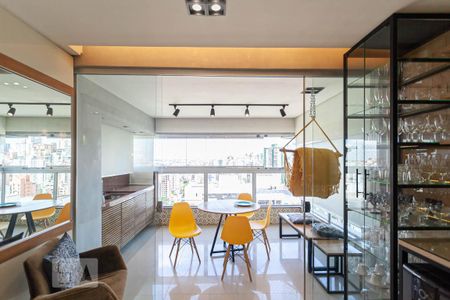Varanda da sala de apartamento para alugar com 3 quartos, 115m² em Buritis, Belo Horizonte