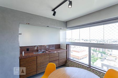 Varanda da sala de apartamento para alugar com 3 quartos, 115m² em Buritis, Belo Horizonte