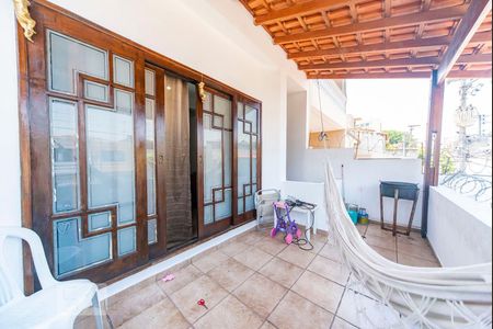 Varanda da Sala de casa à venda com 4 quartos, 345m² em Utinga, Santo André