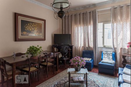 Sala  de apartamento à venda com 3 quartos, 124m² em Tijuca, Rio de Janeiro