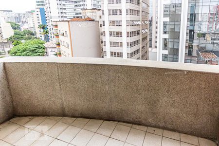 Varanda de apartamento à venda com 1 quarto, 28m² em Consolação, São Paulo