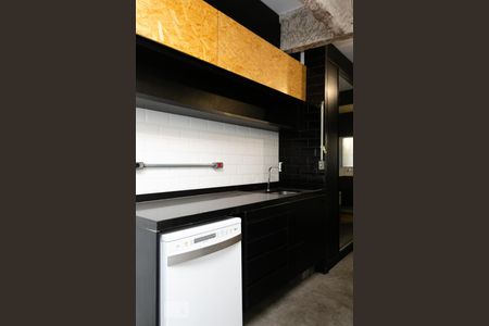 Cozinha de apartamento para alugar com 1 quarto, 40m² em Paraíso, São Paulo