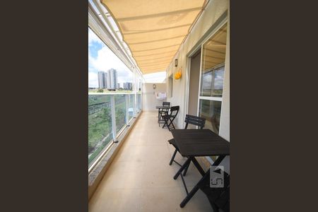 Varanda da Sala de apartamento para alugar com 1 quarto, 60m² em Norte (águas Claras), Brasília
