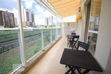 Varanda da Sala de apartamento para alugar com 1 quarto, 60m² em Norte (águas Claras), Brasília