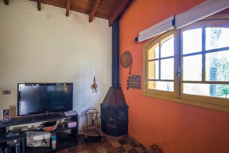 Sala de casa de condomínio à venda com 2 quartos, 120m² em Loteamento Caminhos de São Conrado (sousas), Campinas