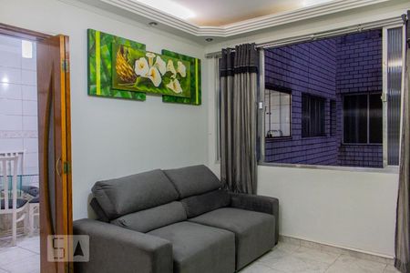 Sala de apartamento à venda com 2 quartos, 68m² em Campestre, Santo André