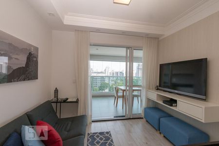 Sala de apartamento para alugar com 2 quartos, 58m² em Brooklin Paulista, São Paulo