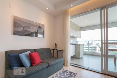 Sala de apartamento para alugar com 2 quartos, 58m² em Brooklin Paulista, São Paulo