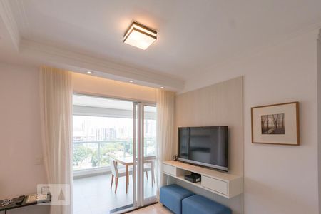 Sala de apartamento para alugar com 2 quartos, 58m² em Brooklin Paulista, São Paulo