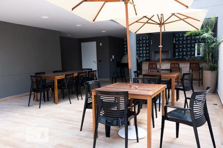 Studio à venda com 24m², 1 quarto e sem vagaChurrasqueira