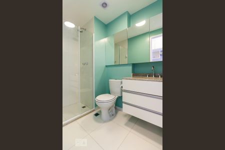 Banheiro de kitnet/studio à venda com 1 quarto, 24m² em Consolação, São Paulo