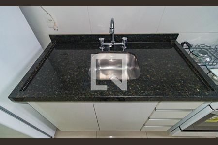 Detalhe - Cozinha de apartamento para alugar com 1 quarto, 40m² em Vila Regente Feijó, São Paulo