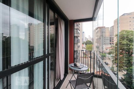Varanda de kitnet/studio para alugar com 1 quarto, 28m² em Vila Mariana, São Paulo