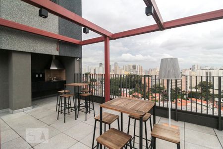 Studio à venda com 28m², 1 quarto e sem vagaChurrasqueira