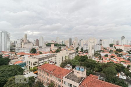 Studio à venda com 28m², 1 quarto e sem vagaVista do espaço gourmet